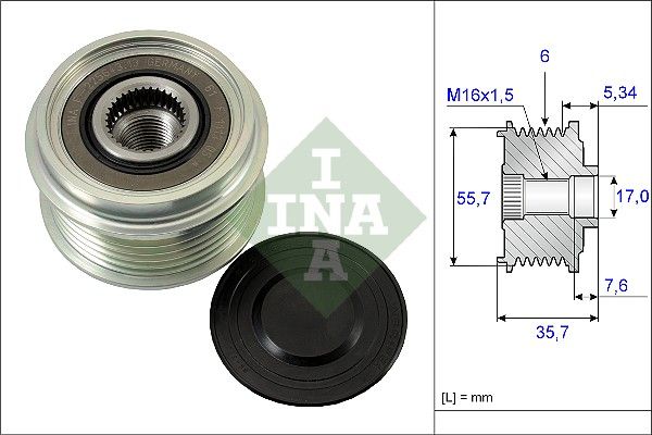 WILMINK GROUP Механизм свободного хода генератора WG1097493